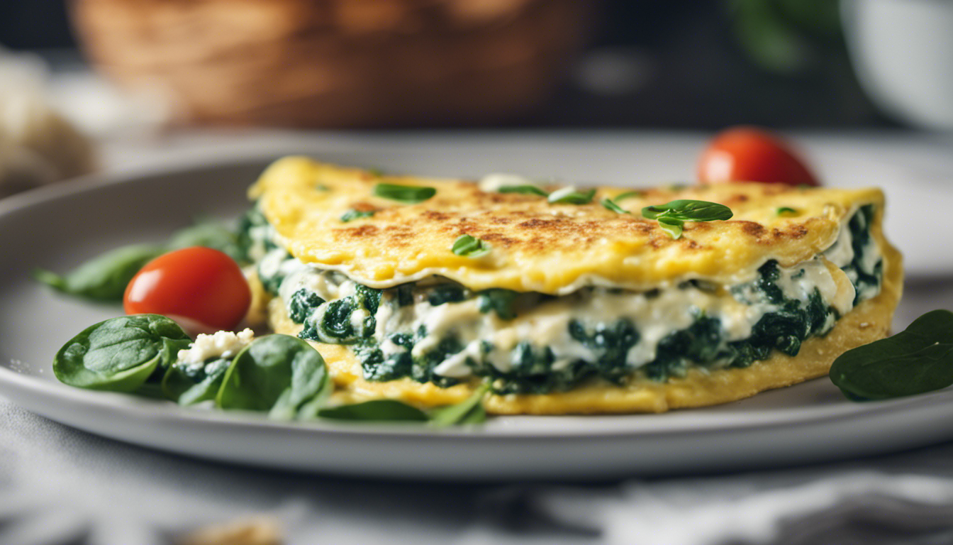 Spinach and Feta Omelette