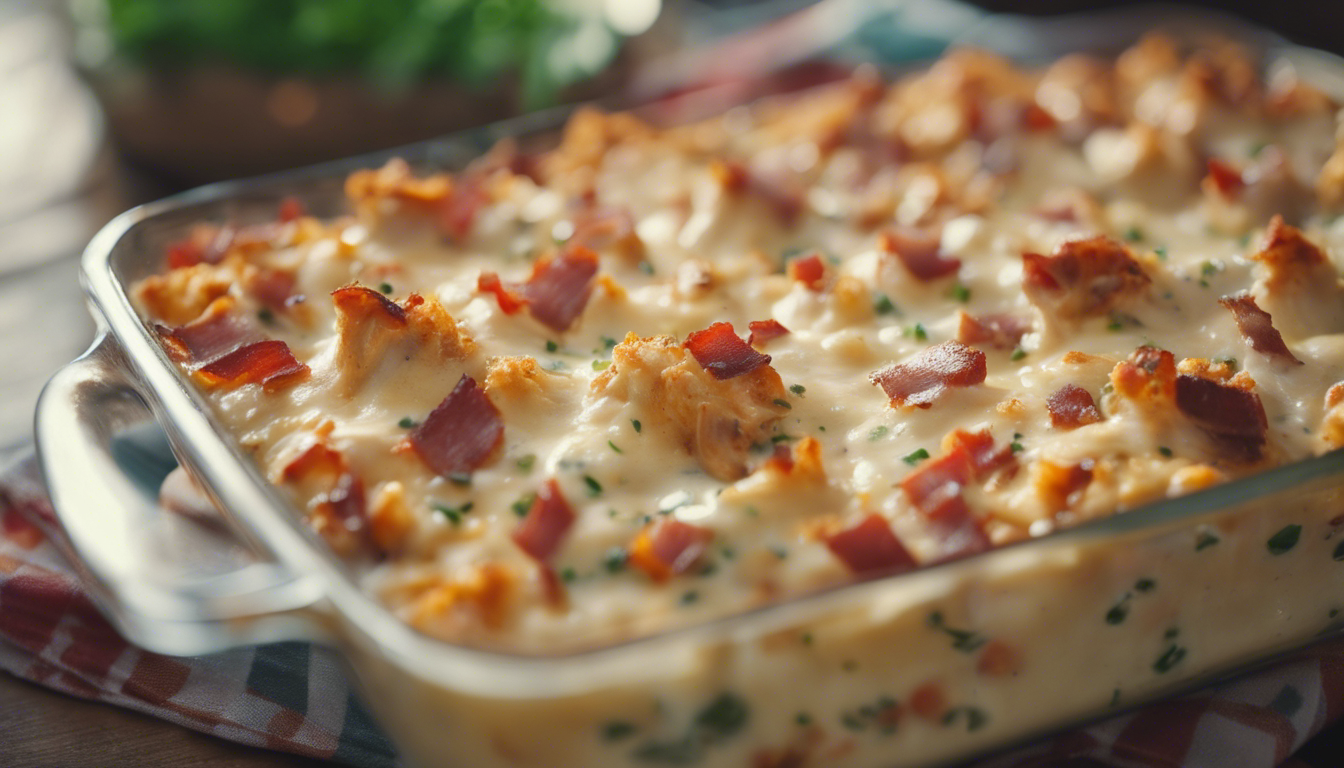 Chicken Bacon Ranch Casserole