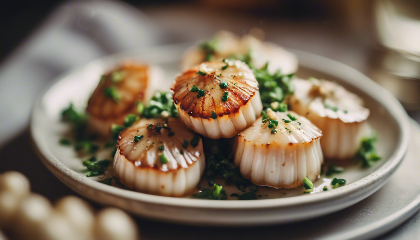 Creamy Garlic Scallops