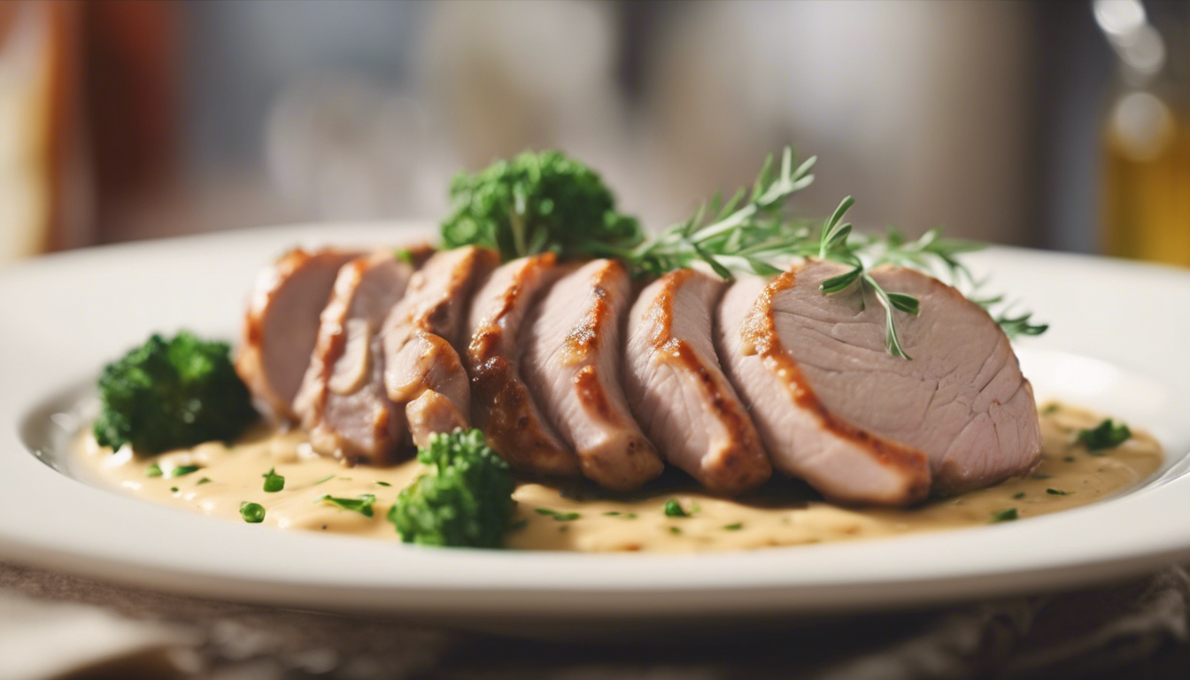 Pork Tenderloin with Creamy Dijon Sauce