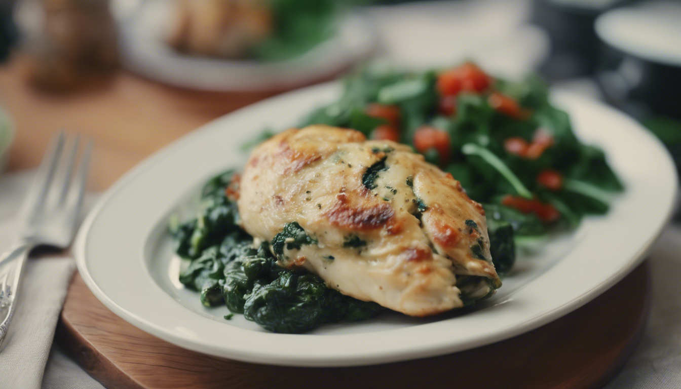 Spinach Feta Stuffed Chicken