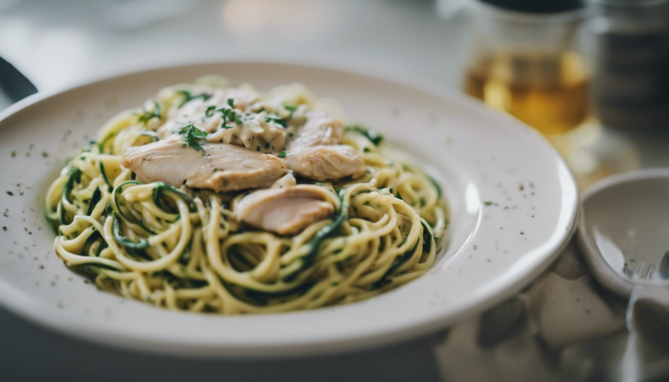 Chicken Alfredo Zoodles