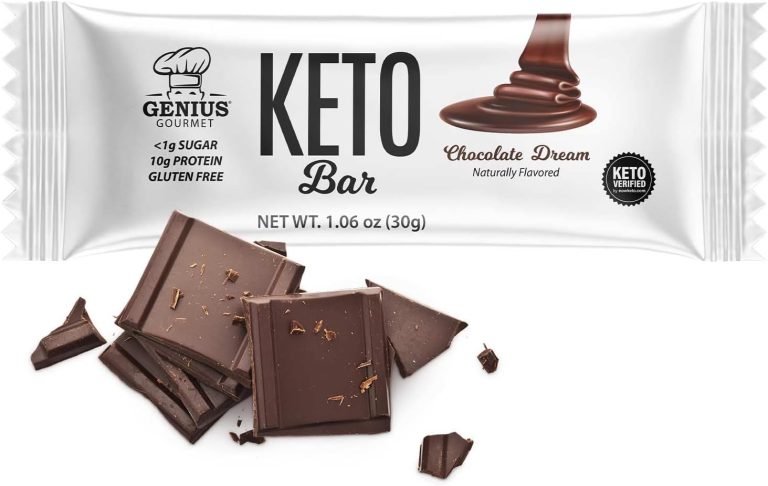 Genius Gourmet Salted Caramel Keto Protein Bar