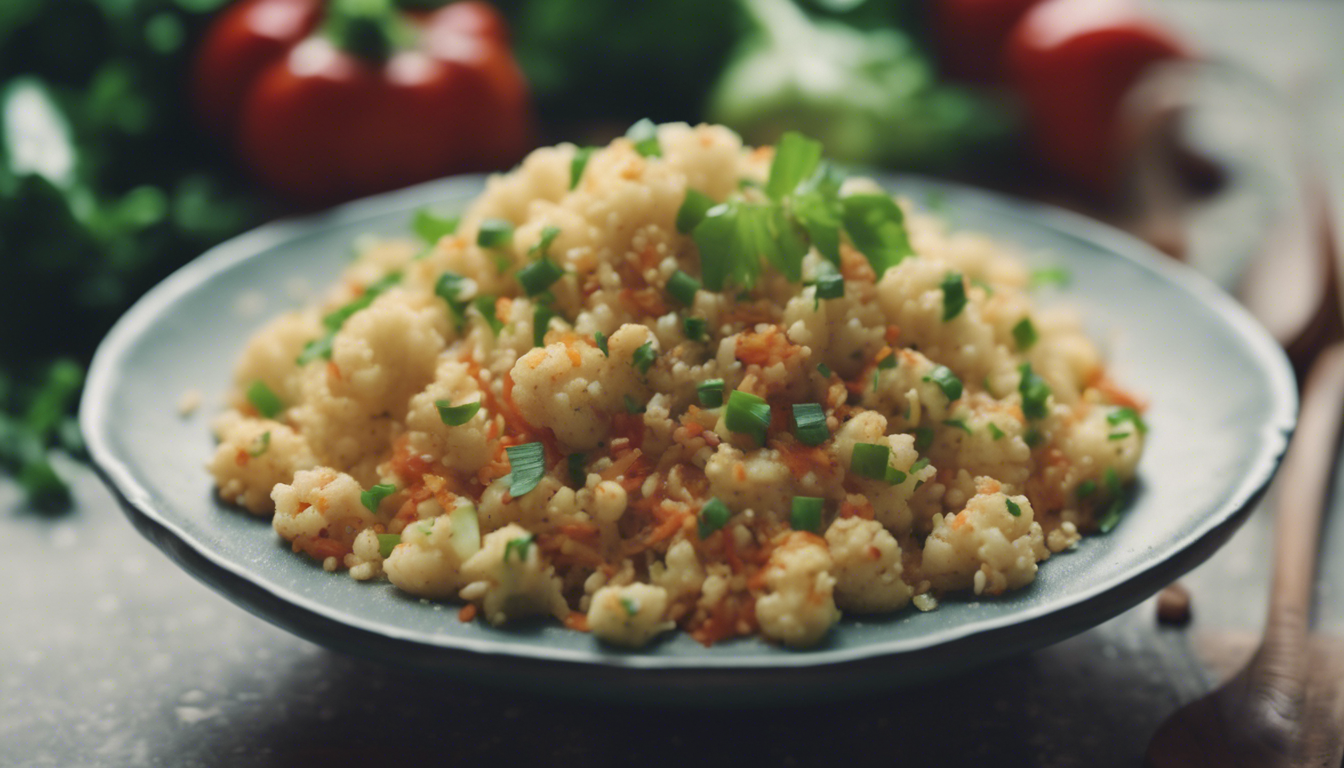 Spicy Cauliflower Rice Bowl