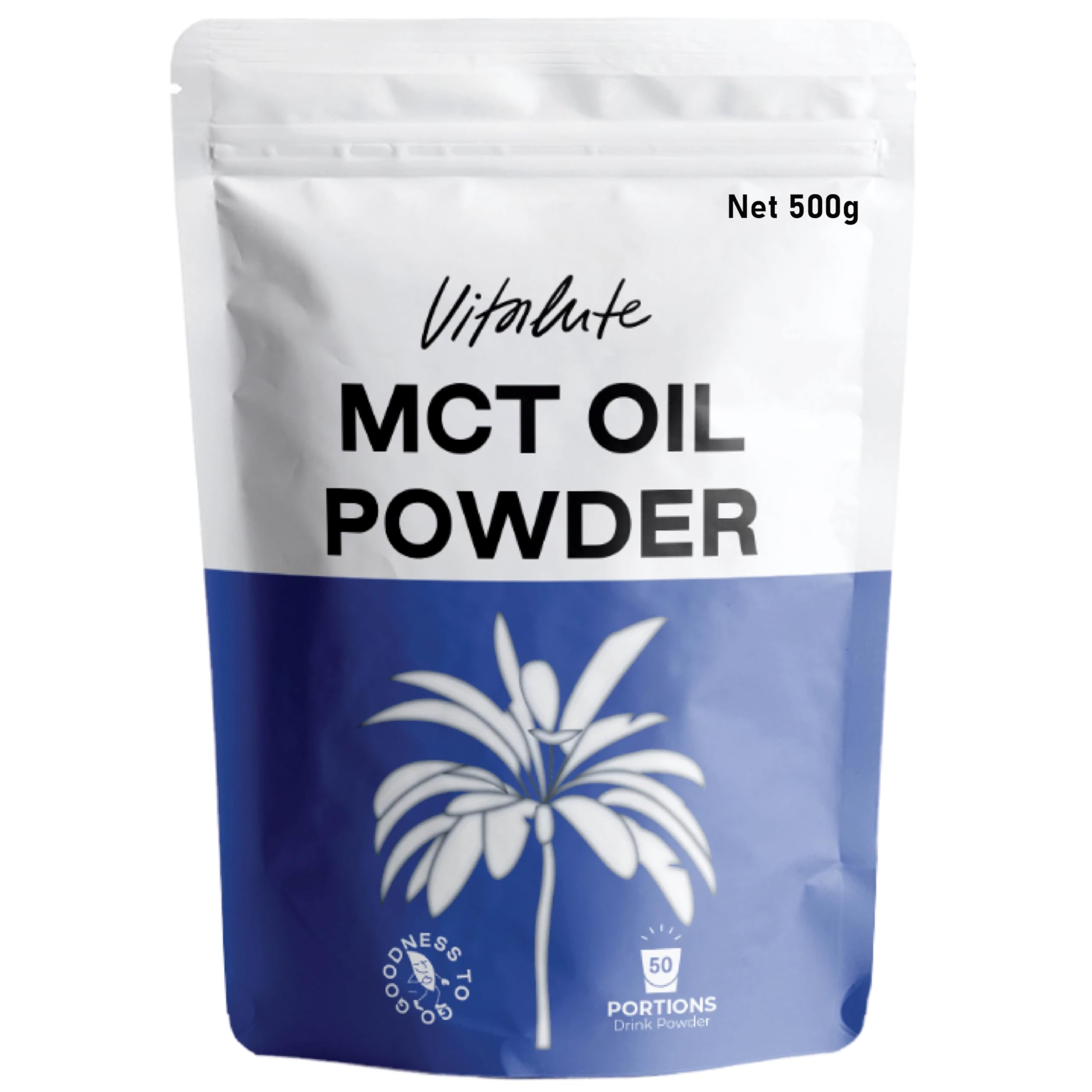 Vitalute Revitalize Your Keto Journey Pure MCT Oil Powder