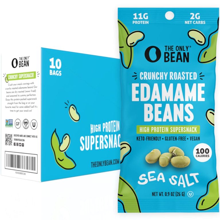 The Only Bean Crunchy Roasted Edamame Snacks Pack