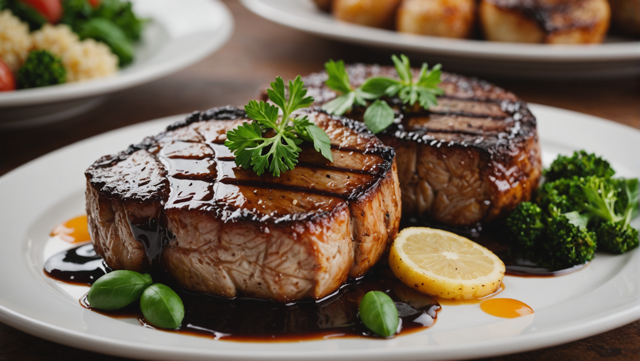 Balsamic Glazed Pork Chops