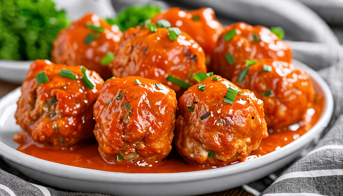 Buffalo Chicken Meatballs