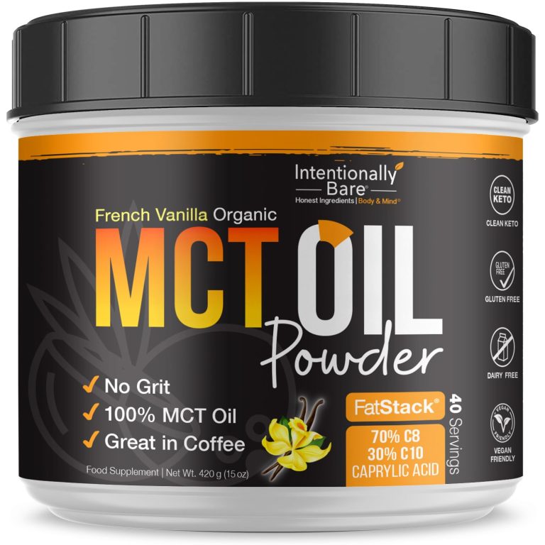 Intentionally Bare MCT Oil Powder French Vanilla