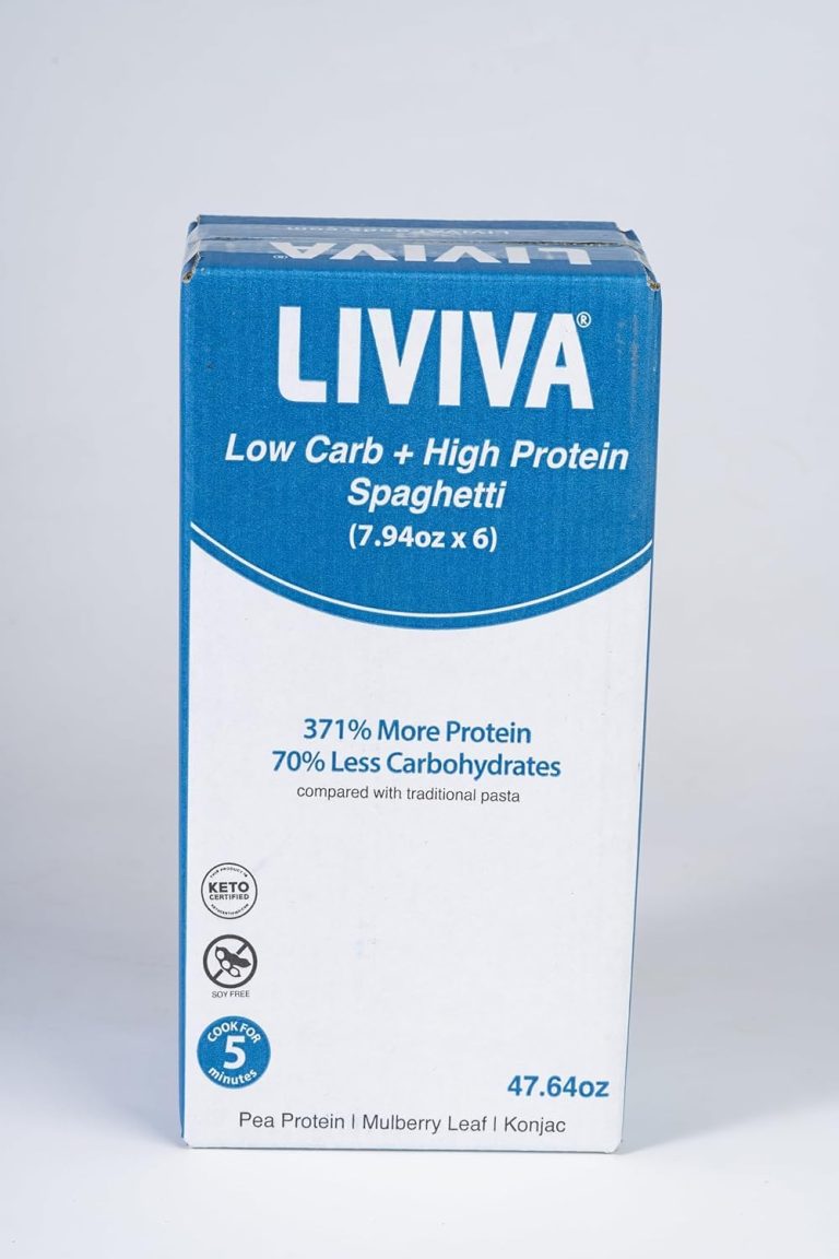 LIVIVA Low Carb High Protein Keto Spaghetti Noodle Pasta